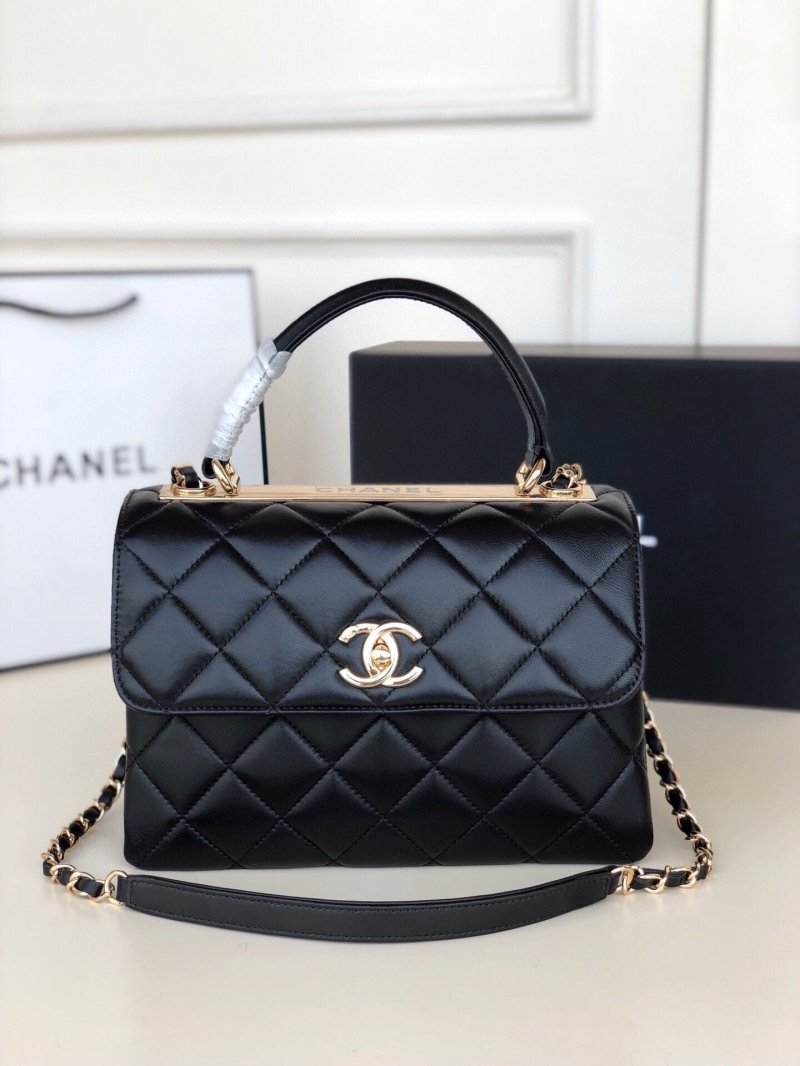 Ch**el top handle bags